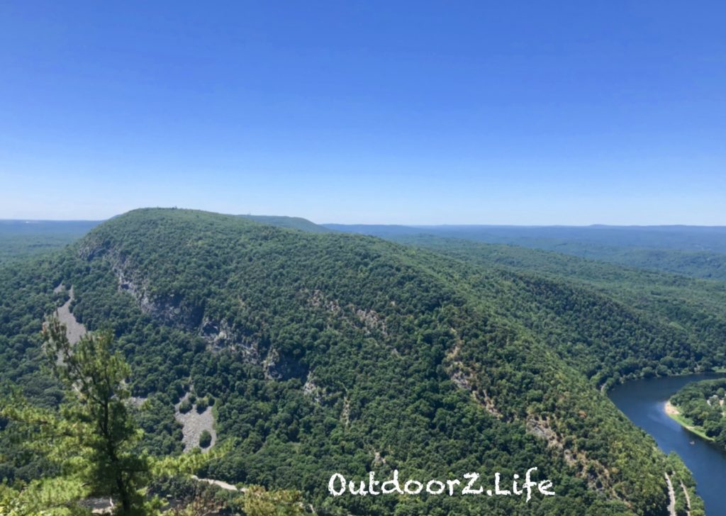 Mt. Tammany Red Dot Trail, a view from the top.