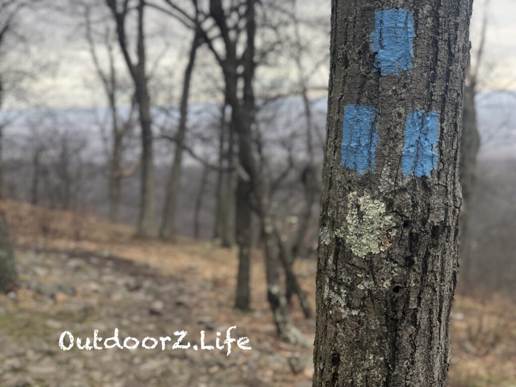 Picture of a trail marker. National Trails Day 2019.