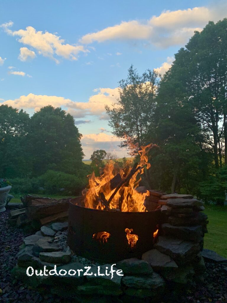 Backyard firepit