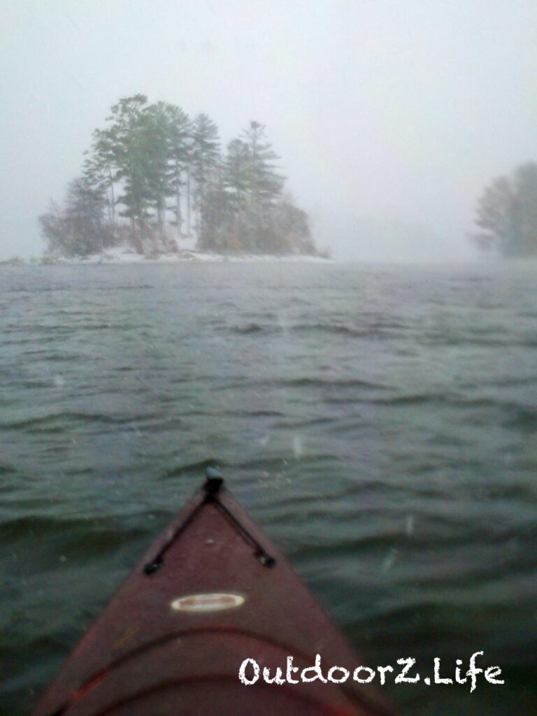 Kayaking in cold weather