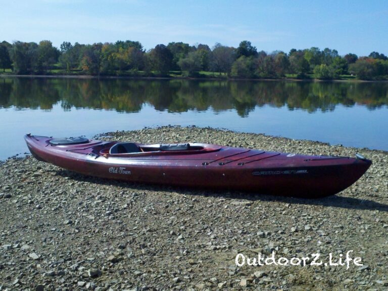 Kayak by a lake