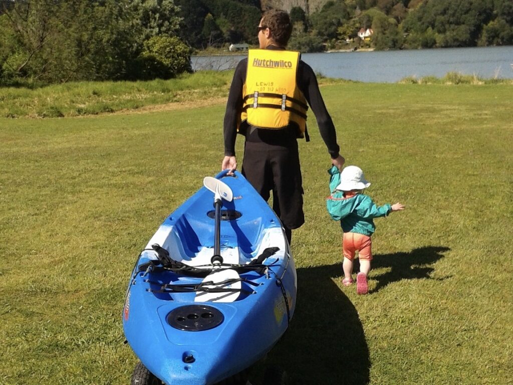 Kayaking with kids