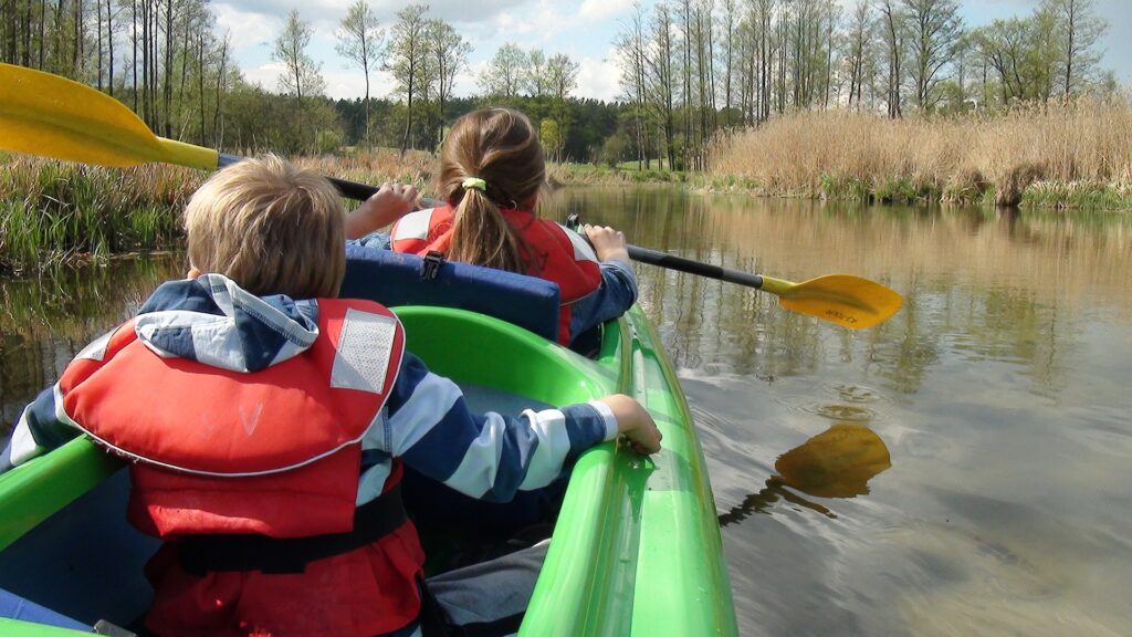 Kayaking with kids