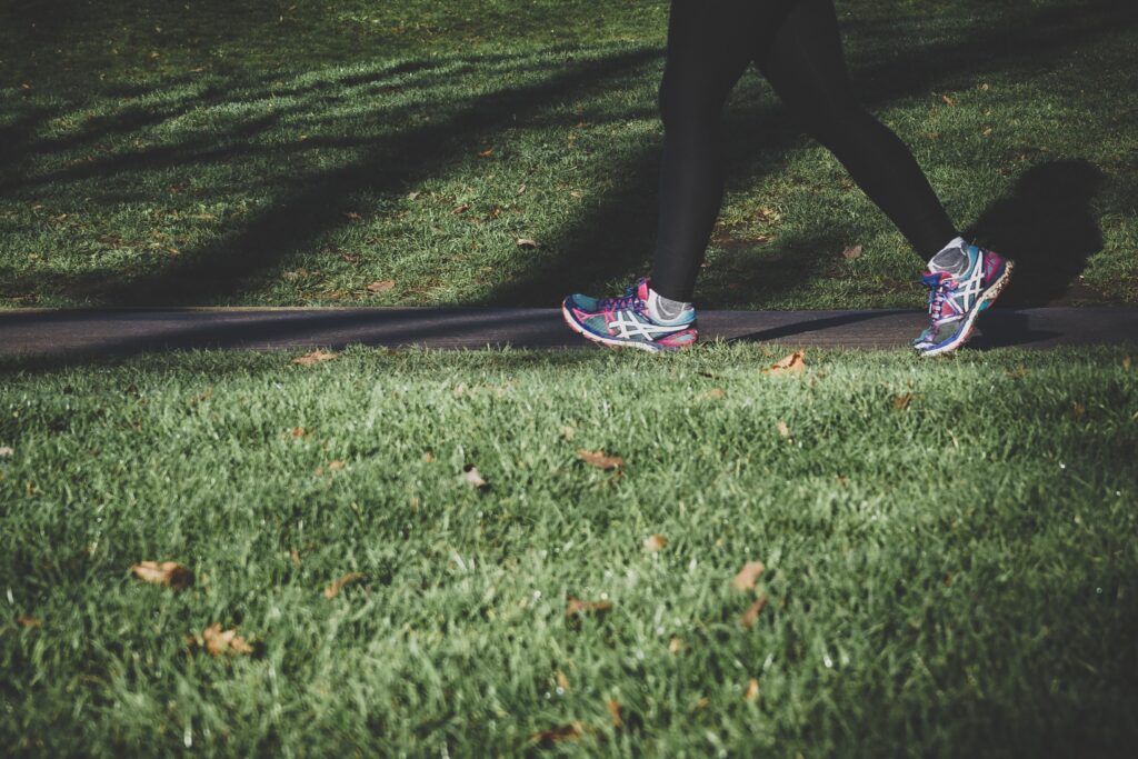 Picture of a woman walking