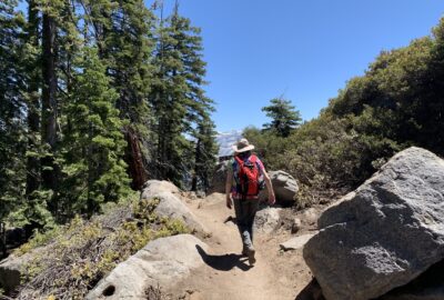 Hiking over 50, Woman at Yosemite