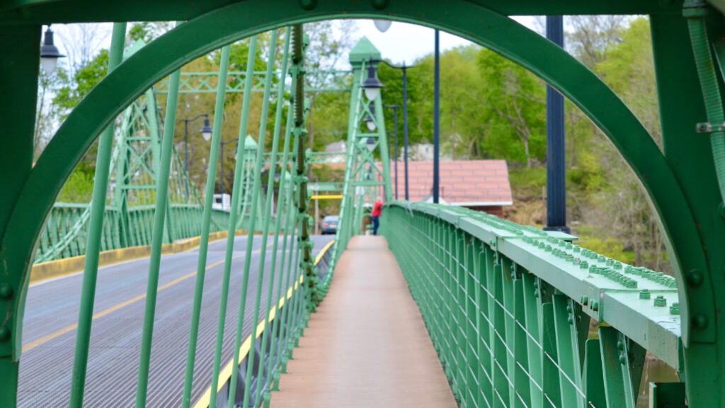 Riegelsville Bridge over the Delaware River