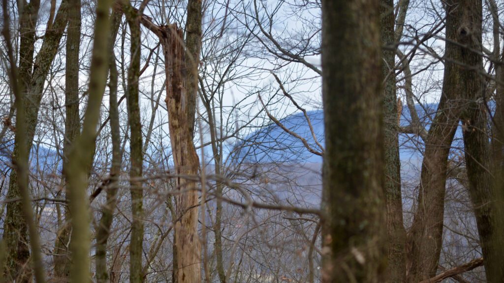 The Delaware Water Gap seen from the Jenny Jump Trail.