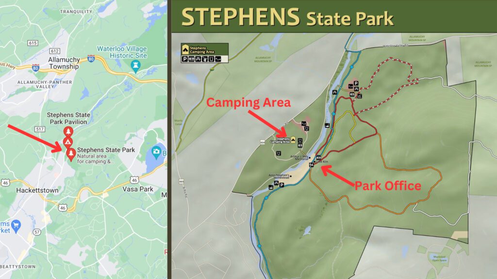 Stephens State Park Map